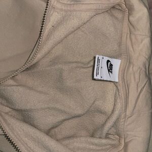 Nike Beige Fleece Jacket